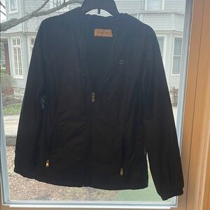 Calvin Klein Women’s Small Black Hooded Zip Jacket